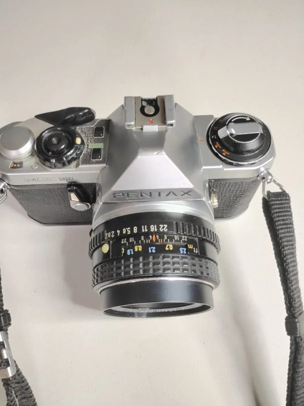 Pentax ME Super 35mm SLR Film Camera – Asahi Pentax Made in Japan